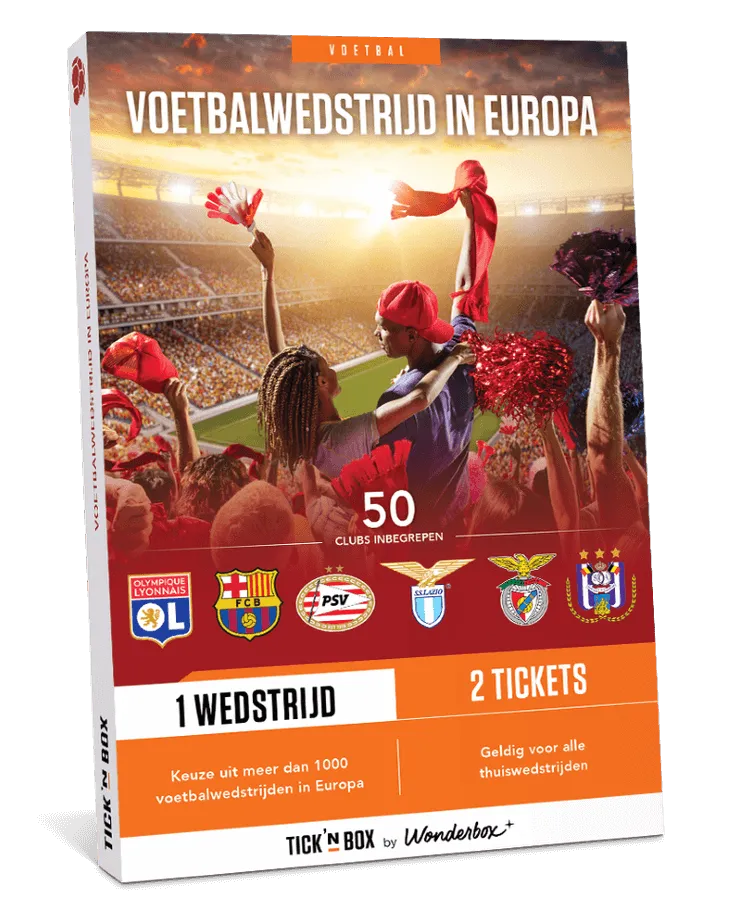 Wonderbox - Voetbalwedstrijd in Europa